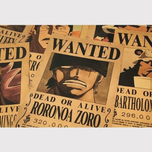 Straw Hat crew Wanted Posters (Before Wano Arc) (10pcs) - Image 2