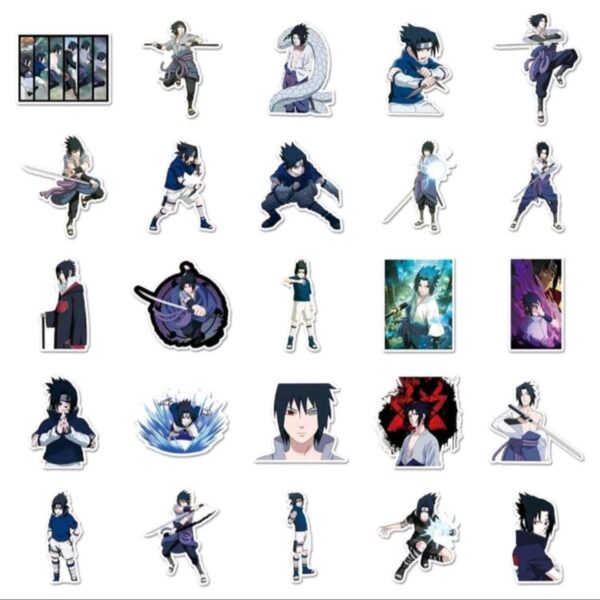 Sasuke Uchiha stickers x50 - Image 2