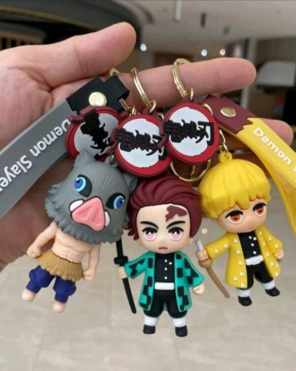 Demon Slayer Rubber Keychain - Image 2