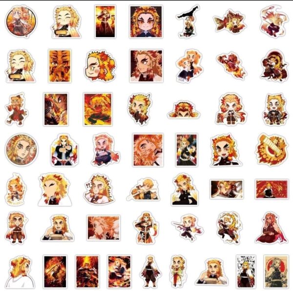 Flame Hashira : Rengoku Stickers x50 - Image 4