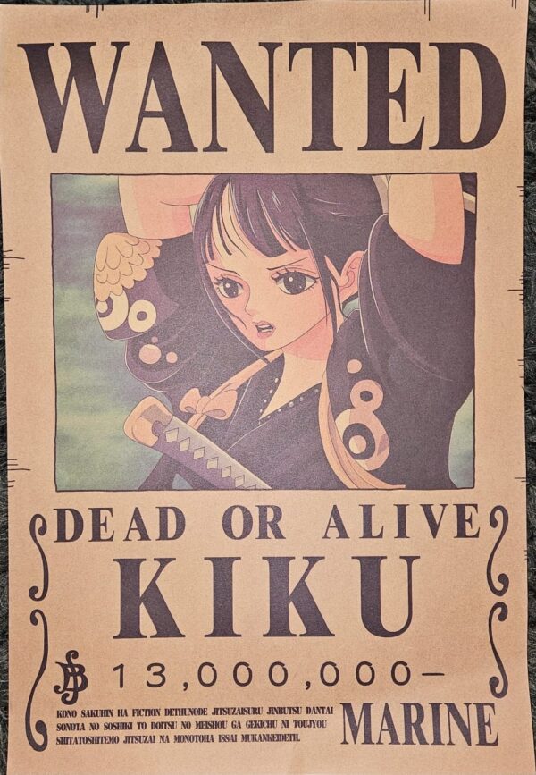 One Piece Wano Country Arc Wanted Posters (13pcs) - Image 9