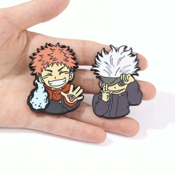 Itadori & Gojo Enamel Pins - Image 2