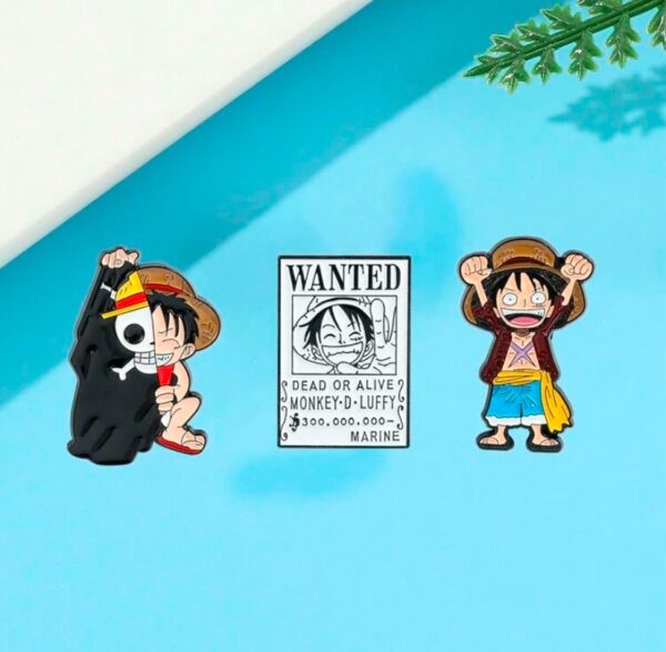 One Piece Luffy Pins