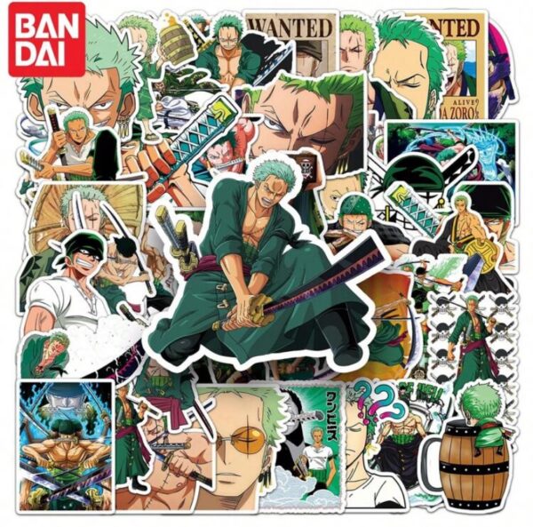 One Piece Roronoa Zoro Stickers x50