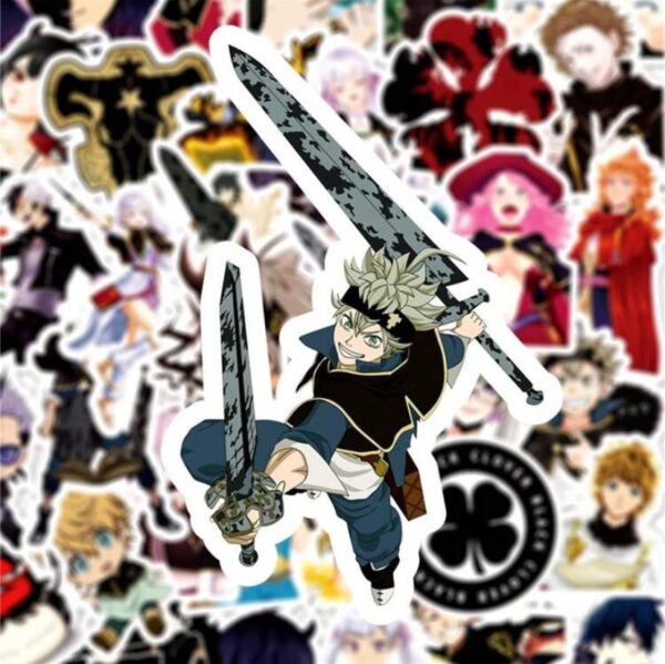 Black Clover Stickers x50 - Image 2