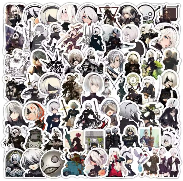 Nier Automata Stickers x50 - Image 3