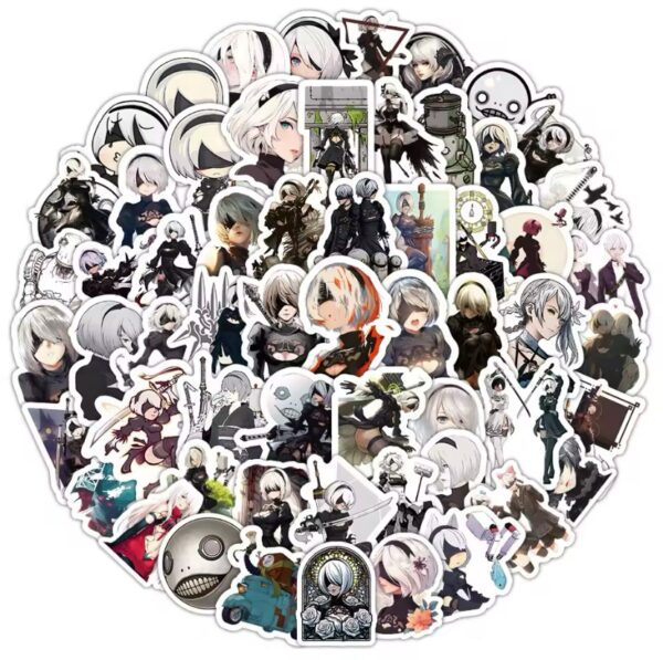 Nier Automata Stickers x50 - Image 2