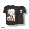 Monkey D Luffy Nika Gear 5 Black Tshirt #016