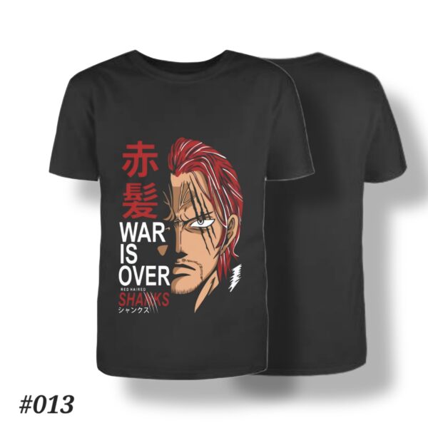Shanks "War Is Over" Black Tshirt #013