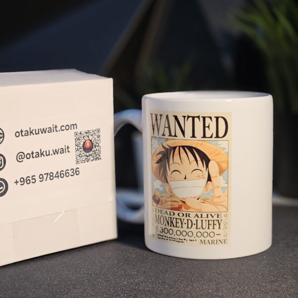 Luffy Wanted Poster Mug (330ml) - Image 2