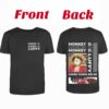 Monkey D Luffy Gomu Gomu Black Tshirt #022 - Image 2