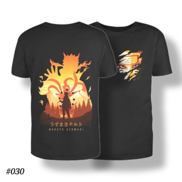 Naruto Uzumaki "Nine Tails Chakra Mode" T-Shirt #030