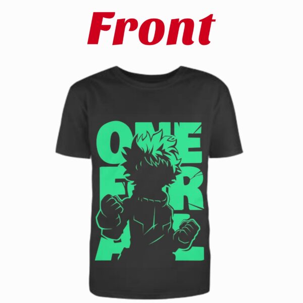 Izuku Midoriya "One For All" T-Shirt #027 - Image 2