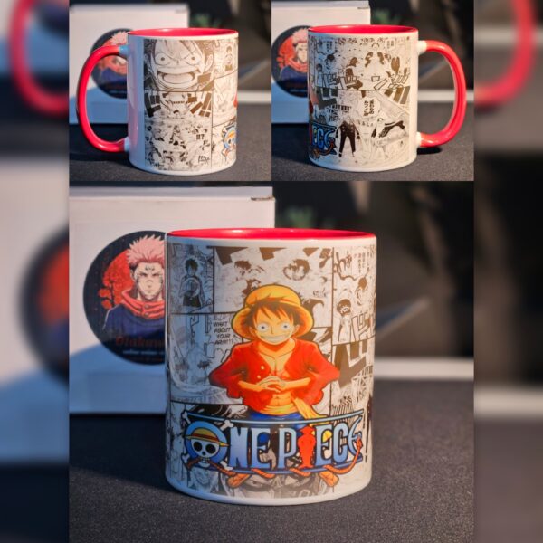 One Piece Luffy Manga Red Mug 330ml