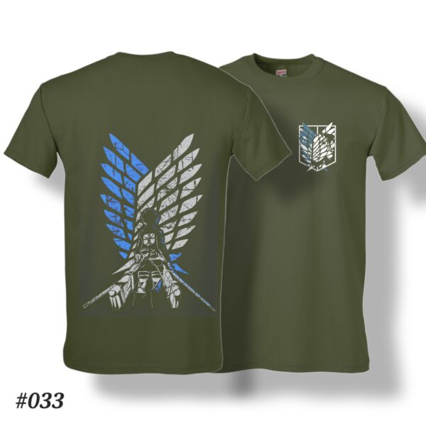 Attack on Titan "Wings of Freedom & ODM Gear" T-Shirt #033