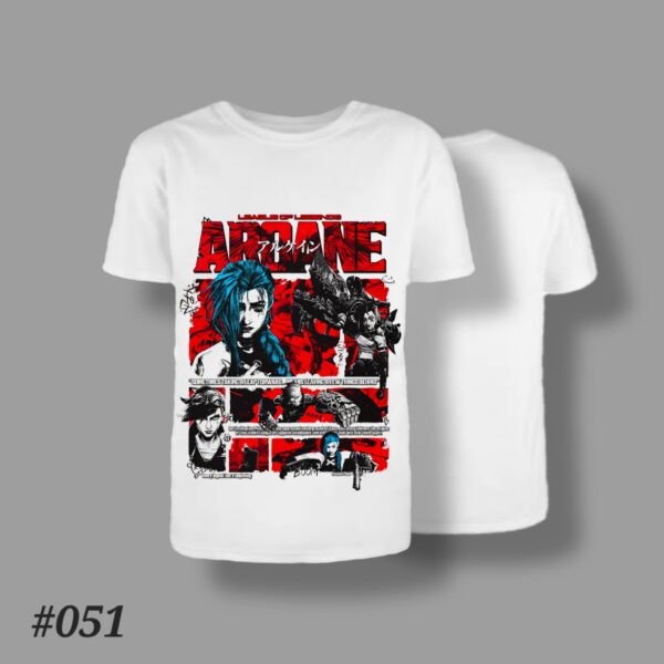 Arcane "Jinx Panels" T-Shirt #051