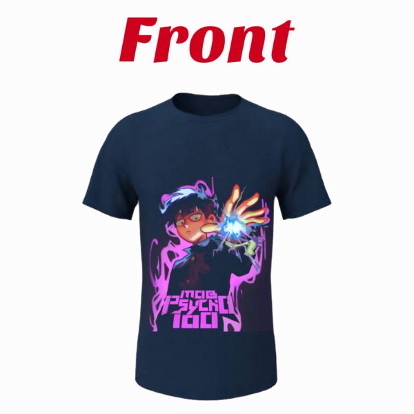 Mob Psycho 100 "Psychic Burst" T-Shirt #042 - Image 2