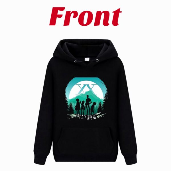 Hunter × Hunter "Core Four Silhouette" Hoodie #043 - Image 2