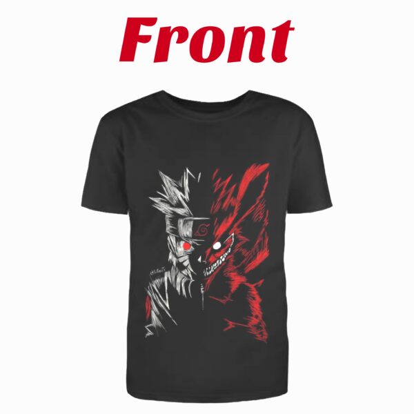 Naruto Shippuden "Kakashi & Kurama" T-Shirt #046 - Image 2