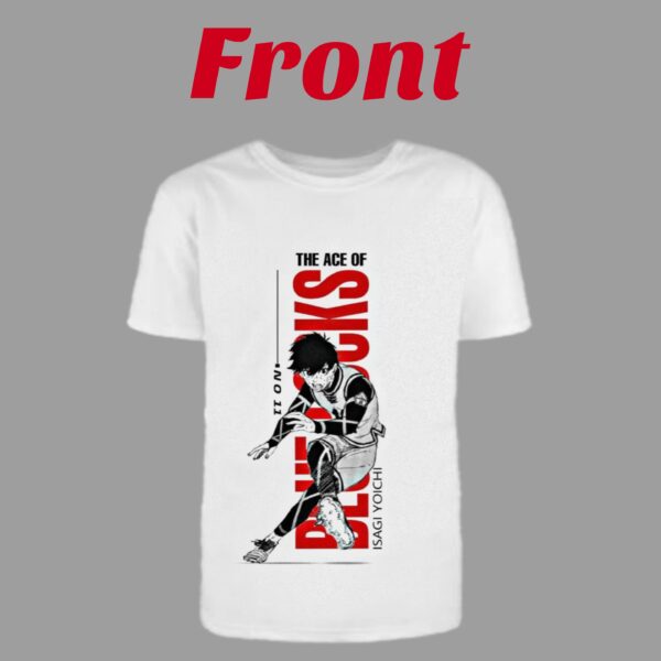 Blue Lock "Ace Striker Isagi" T-Shirt #038 - Image 2