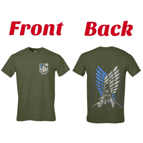 Attack on Titan "Wings of Freedom & ODM Gear" T-Shirt #033 - Image 2